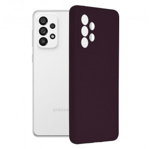 Husa telefon Samsung Galaxy A73 5G - Techsuit Soft Edge Silicone - Plum Violet - Img 1
