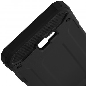 Husa telefon Samsung Galaxy J4 Plus - Techsuit Hybrid Armor - Black - Img 3