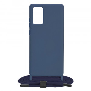 Husa telefon Samsung Galaxy Note 20 4G / Note 20 5G - Techsuit Crossbody Lanyard - Blue - Img 1