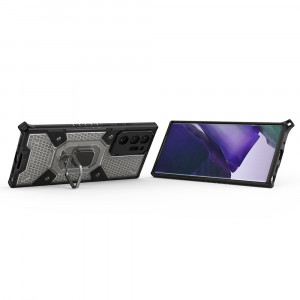 Husa telefon Samsung Galaxy Note 20 Ultra / Note 20 Ultra 5G - Techsuit Honeycomb Armor - Black - Img 2