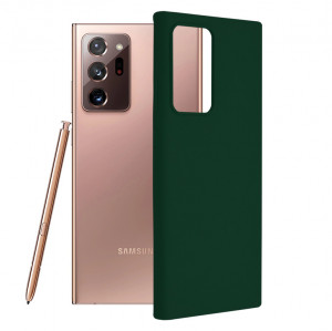 Husa telefon Samsung Galaxy Note 20 Ultra / Note 20 Ultra 5G - Techsuit Soft Edge Silicone - Dark Green - Img 1