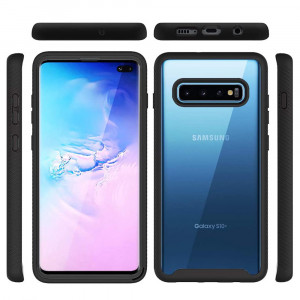 Husa telefon Samsung Galaxy S10 + Folie - Techsuit Defense360 Pro - Black - Img 3
