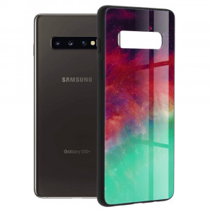 Husa telefon Samsung Galaxy S10 Plus - Techsuit Glaze Series - Fiery Ocean - Img 1