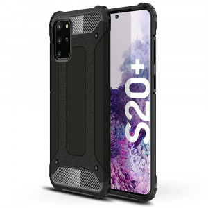 Husa telefon Samsung Galaxy S20 Plus - Techsuit Hybrid Armor - Black - Img 1