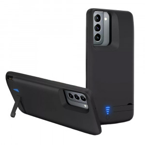 Husa telefon Samsung Galaxy S21 FE 5G cu Baterie de 5000mAh - Techsuit Power Pro - Black - Img 2