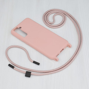 Husa telefon Samsung Galaxy S21 FE 5G - Techsuit Crossbody Lanyard - Pink - Img 2