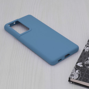 Husa telefon Samsung Galaxy S21 Ultra 5G - Techsuit Soft Edge Silicone - Denim Blue - Img 4
