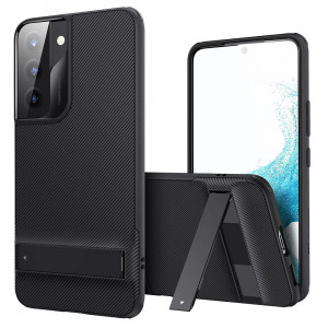 Husa telefon Samsung Galaxy S22 5G - ESR Air Shield Boost Kickstand - Translucent Black - Img 3