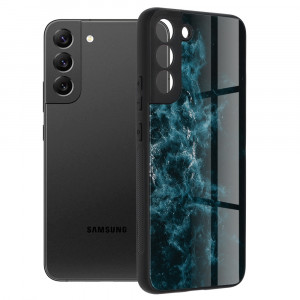 Husa telefon Samsung Galaxy S22 Plus 5G - Techsuit Glaze Series - Blue Nebula - Img 1