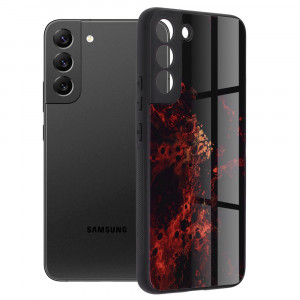 Husa telefon Samsung Galaxy S22 Plus 5G - Techsuit Glaze Series - Red Nebula