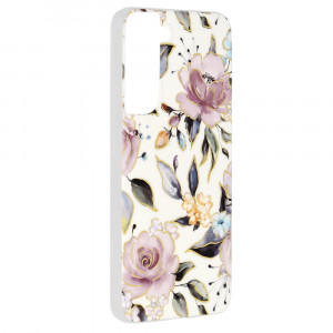 Husa telefon Samsung Galaxy S22 Plus 5G - Techsuit Marble Series - Chloe White - Img 2