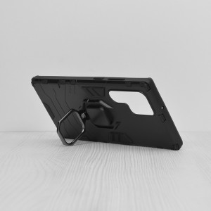 Husa telefon Samsung Galaxy S22 Ultra 5G - Techsuit Silicone Shield - Black - Img 2