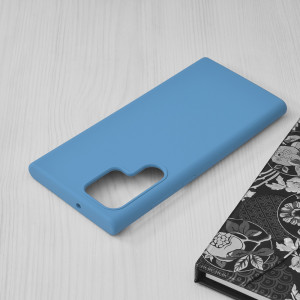 Husa telefon Samsung Galaxy S22 Ultra 5G - Techsuit Soft Edge Silicone - Denim Blue - Img 2