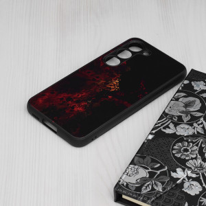 Husa telefon Samsung Galaxy S23 - Techsuit Glaze Series - Red Nebula - Img 2