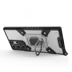 Husa telefon Samsung Galaxy S23 Ultra - Techsuit Honeycomb Armor - Black - Img 4