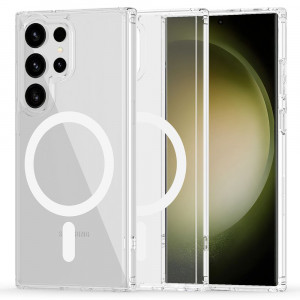 Husa telefon Samsung Galaxy S23 Ultra - Techsuit MagSafe Pro - Transparent - Img 1