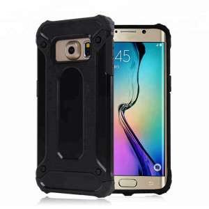 Husa telefon Samsung Galaxy S6 G920 - Techsuit Hybrid Armor - Black - Img 1