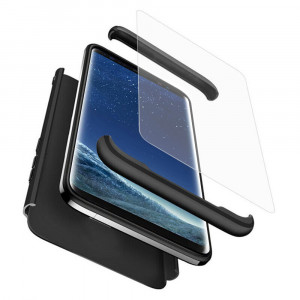 Husa telefon Samsung Galaxy S8 + Folie - GKK 360 - Black - Img 1