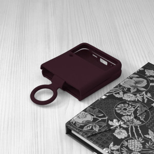 Husa telefon Samsung Galaxy Z Flip3 5G - Techsuit Soft Edge Silicone - Plum Violet - Img 4