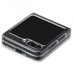 Husa telefon Samsung Galaxy Z Flip5 - Spigen Air Skin - Crystal Clear - Img 2
