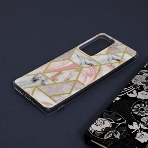 Husa telefon Xiaomi 12 Pro - Techsuit Marble Series - Pink Hex - Img 4