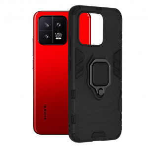 Husa telefon Xiaomi 13 - Techsuit Silicone Shield - Black - Img 1