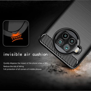 Husa telefon Xiaomi Mi 10T Lite 5G - Techsuit Carbon Silicone - Black - Img 3