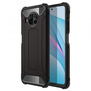 Husa telefon Xiaomi Mi 10T Lite 5G - Techsuit Hybrid Armor - Black - Img 1