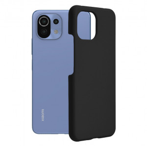 Husa telefon Xiaomi Mi 11 Lite 4G / Mi 11 Lite 5G / 11 Lite 5G NE - Techsuit Soft Edge Silicone - Black - Img 1