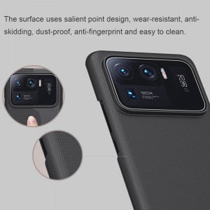 Husa telefon Xiaomi Mi 11 Ultra - Nillkin Super Frosted Shield - Black - Img 3
