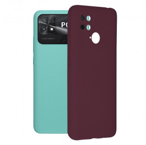 Husa telefon Xiaomi Poco C40 - Techsuit Soft Edge Silicone - Plum Violet - Img 1
