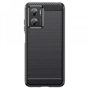 Husa telefon Xiaomi Redmi 10 5G - Techsuit Carbon Silicone - Black - Img 1