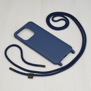 Husa telefon Xiaomi Redmi 12C - Techsuit Crossbody Lanyard - Blue - Img 2