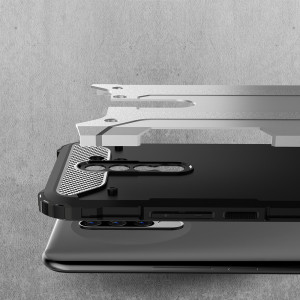 Husa telefon Xiaomi Redmi 9 - Techsuit Hybrid Armor - Black - Img 2