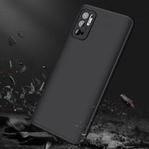 Husa telefon Xiaomi Redmi Note 10 5G / Poco M3 Pro 5G + Folie - GKK 360 - Black - Img 4