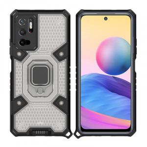 Husa telefon Xiaomi Redmi Note 10 5G / Poco M3 Pro 5G - Techsuit Honeycomb Armor - Black