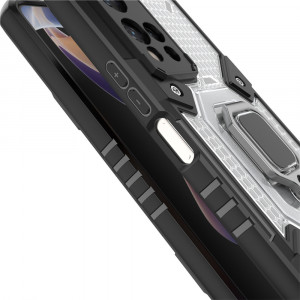 Husa telefon Xiaomi Redmi Note 11 Pro+ 5G - Techsuit Honeycomb Armor - Rose-Violet - Img 4