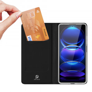Husa telefon Xiaomi Redmi Note 12 Pro / Poco X5 Pro - Dux Ducis Skin Pro - Black - Img 3