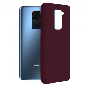 Husa telefon Xiaomi Redmi Note 9 / Redmi 10X 4G - Techsuit Soft Edge Silicone - Plum Violet - Img 1