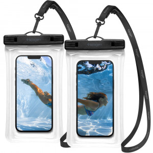 Husa universala pentru telefon (set 2) - Spigen Waterproof Case A610 - Clear - Img 1
