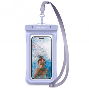 Husa universala pentru telefon - Spigen Waterproof Case A610 - Aqua Blue - Img 1