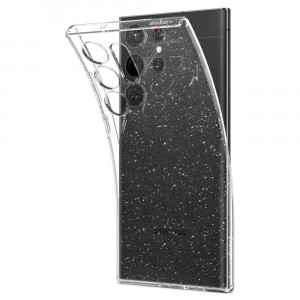 Huse pentru Samsung Galaxy S23 Ultra - Spigen Liquid Crystal Glitter - Crystal Quartz - Img 3