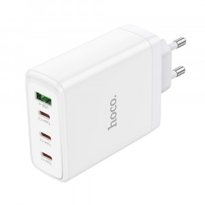 Incarcator pentru Priza USB, 3x Type-C, Fast Charging, 100W - Hoco Leader (N31) - White - Img 2