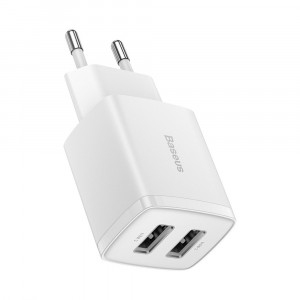 Incarcator priza 2xUSB 10.5W - Baseus (CCXJ010202) - White - Img 2