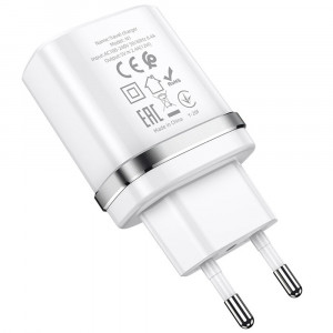 Incarcator Priza USB-A, 10W, 2.4A - Hoco Ardent (N1) - White - Img 4