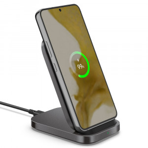 Incarcator Wireless Universal, 15W - Spigen Arcfield (PF2102) - Black - Img 2