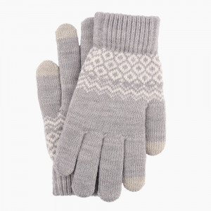 Manusi Touchscreen - Techsuit Knitting (ST0003) - Gray - Img 2