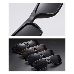 Ochelari de Soare - Techsuit Polarised TR90 (MM101) - Matte Black / Ice Blue - Img 3