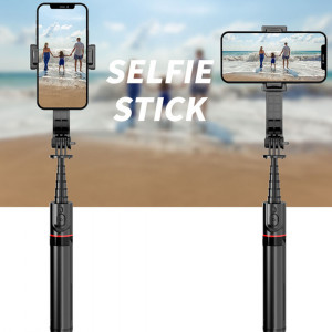 Selfie Stick Trepied Stabil, Portabil, 106cm - Techsuit L12 - Black - Img 3