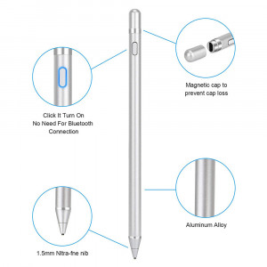 Stylus Pen Universal - Techsuit (JA05) - Silver - Img 4
